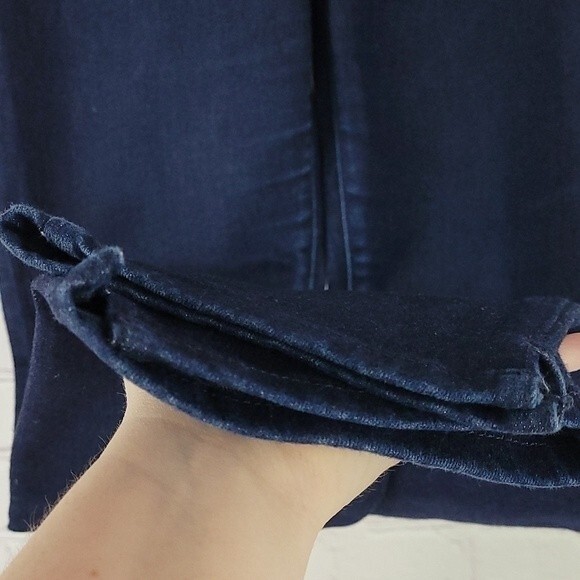 NYDJ Alina Dark Wash Pull On Ankle Jeans. Size 4 - Picture 4 of 8